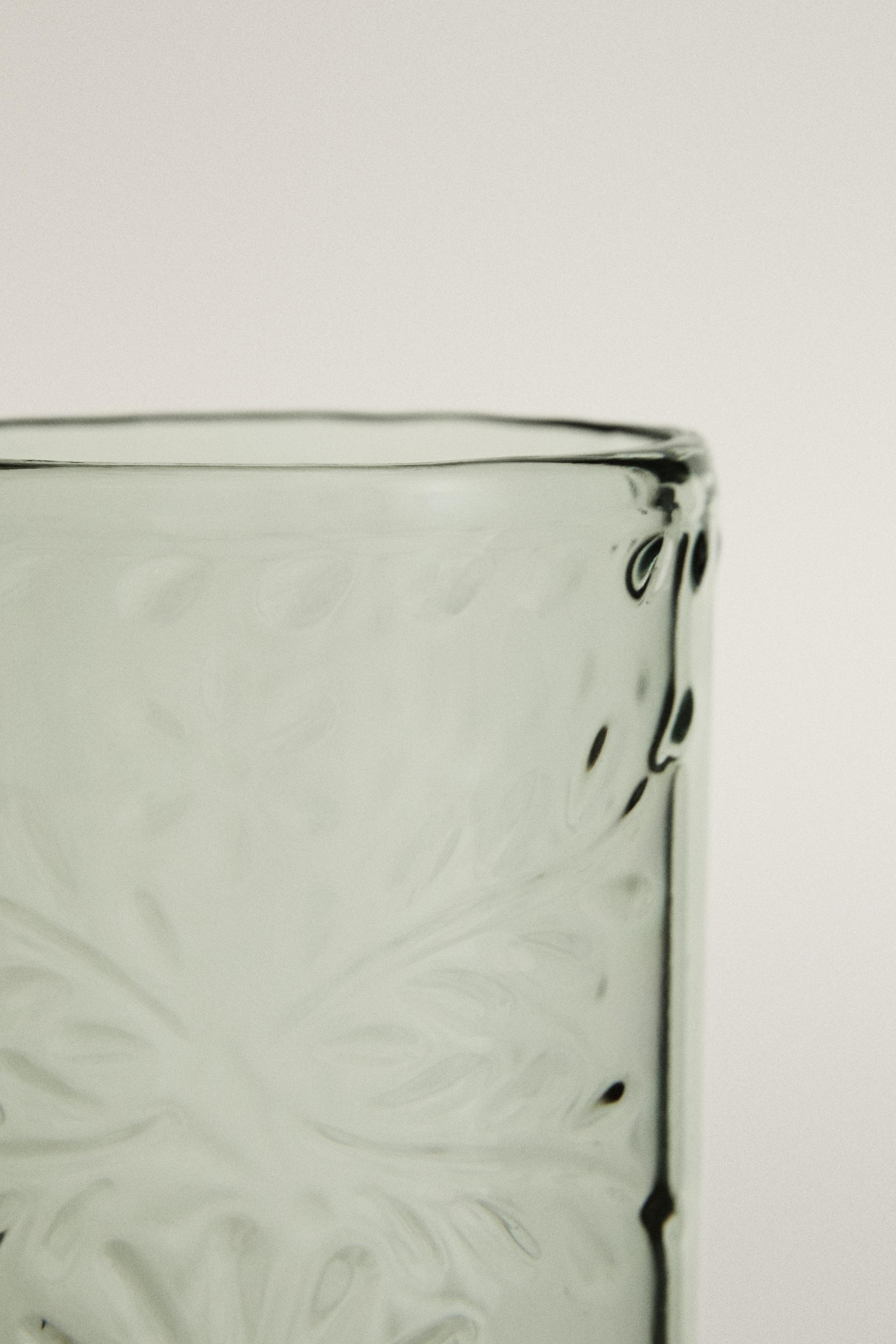 ACRYLIC FLORAL SOFT DRINK TUMBLER
